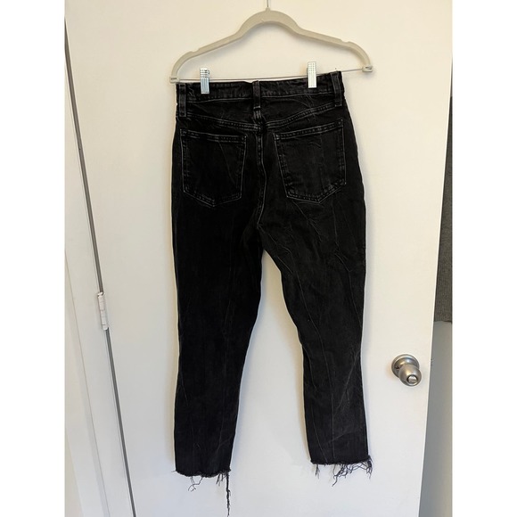 Abercrombie and Fitch High Rise Mom Jean Curve Love Sz 27 4 regular black - Picture 7 of 7